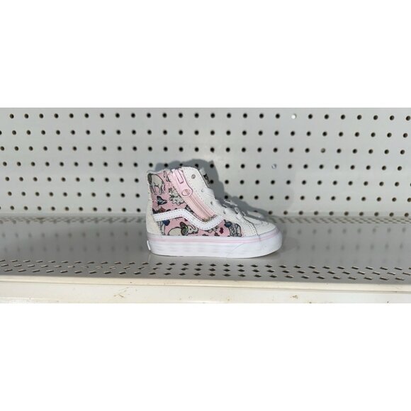 VANS SK8-Hi Reissue Elephantastic Girls Toddler Side Zip Athletic Shoes Size 4.5 - Picture 1 of 8
